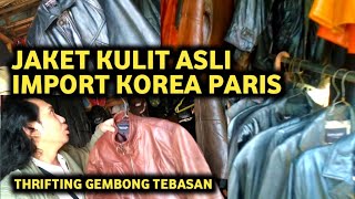 Sudah lama di incar sidak lapak lapak jaket kulit pasar gembong tebasan