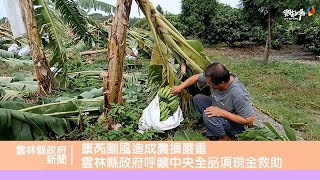 康芮颱風造成農損嚴重 雲林縣政府呼籲中央全品項現金救助