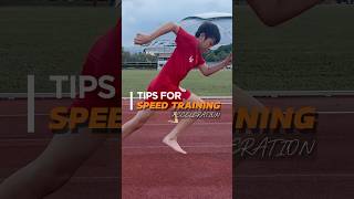 Tips for speed training!