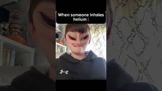 When someone inhales helium #funny #memes #shorts #lol #fyp #viralvideo