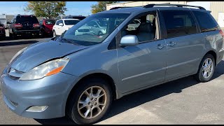 2006 TOYOTA SIENNA XLE HAMMERDOWN AUCTIONS