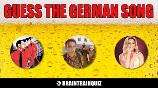 Guess The German Song!  Music Quiz