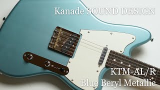 White Guitars - Kanade SOUND DESIGN / KTM-AL/R - Blue Beryl Metallic