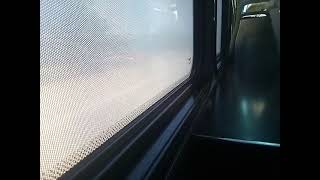 San Joaquin RTD bus 545 ride along in Gold outside couldn't see good