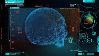 Prometheus Head Scanner Screen | Screen Graphics | Territory Studio