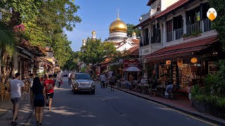 Kampong Gelam, Singapore🇸🇬 Улицы, наполненные арабской атмосферой (4K HDR)