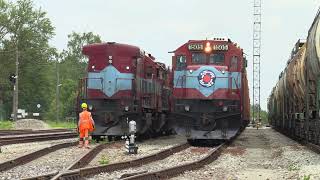 Тепловоз Ц36-7и-1505 на ст. Валга / GE C36-7i-1505 at Valga station