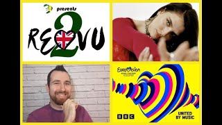 #REVU2​​ Eurovision Ireland reacts to United Kingdom 2023 - Mae Muller - I Wrote A Song