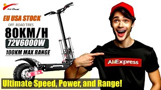 Insane Speed! 60-85KM/H Electric Scooter 1000-6000W Review | Ultimate Thrill-Seeker's