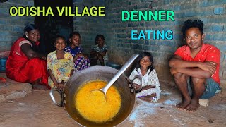 Denner Eating Rice With Bamboo Sour |Odisha Village