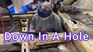 Yet Another Amateur Rookie VW MK1 Rabbit Golf RUSTY Floor Pan Replacement Repair Part I