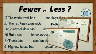 Fewer vs Less | Improve Your Grammar in Minutes | EasyTeaching