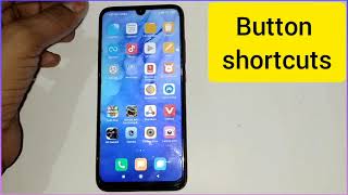 Button Shortcut Redmi Note 7 || How to Use Shortcuts Button Mi || Button Shortcut Kaise set Kare