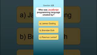 Who was JavaScript programming language created by #javascript