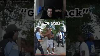 Cop pushes guy then gets mad at him for it🚔#cops #police #bodycam #police #policearrest #reaction