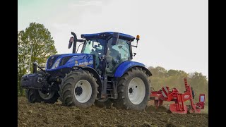 diepwoelen / New holland t6.180 met maschio diepwoeler / Loonwerken Mark Kennis