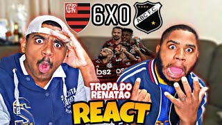 SHOW e GOLEADA do FLAMENGO | REACT-REAÇÃO: Flamengo 6x0 ABC