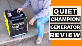 Champion 4500 Inverter Generator Review | How to Set up and Start a Champion Generator