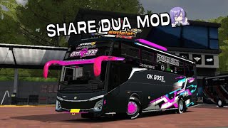 RILIS FREE!! share dan review dua mod bussid terbaru 😱😱 [FREE style BLACK PINK DAnN workshop sebelah