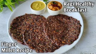 Ragi Flour Healthy Breakfast Recipe | Finger Millet Breakfast | Flavours Touch