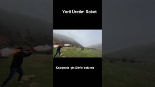 Sonunda olan oldu. Yerli roketimizi ateşledik #gunshooting #gun #shoot