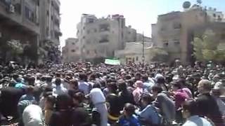 تشييع الشهيد محمد حمدان ج5 -الدعاء للشهيد |22-4-2012|