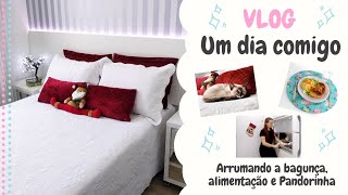 Vlog: Um Dia Comigo - Morando Sozinha, Arrumando a Bagunça e Alimentação | Thayná Vale - Meu Studio