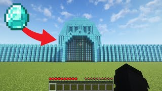 I Made A Diamond House Without Cheats In Hardcore Minecraft.