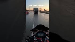 Sulu yolda moto sürmək .... #motovlog #ilyasmotovlog #haojue #baku #kuryer #wolt #delivery