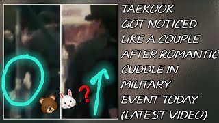 OMG!😱💋Taekook Got Noticed Like Couple After Romantic Cuddle In Military Event(New)#taehyung#jungkook