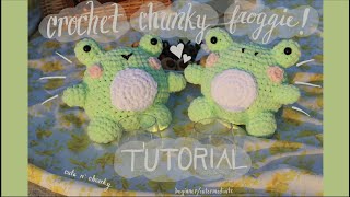 crochet chunky frog tutorial ~ beginner-friendly!! 🐸