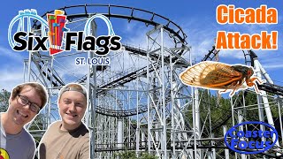 The Cicada Attack of Six Flags! Six Flags St. Louis Memorial Day Weekend Vlog