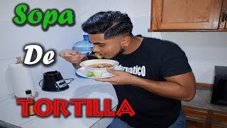 Como Hacer Sopa De Tortilla