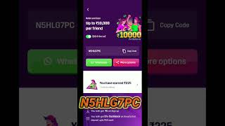 🤑MPL app Ka refer code is here 💯🤫#shorts