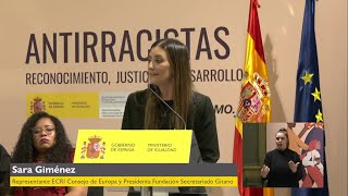 Intervención de Sara Giménez en III Semana Antirracista, 2023