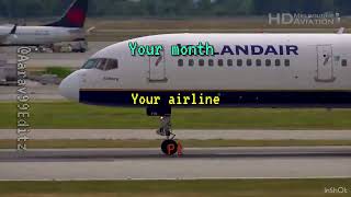 Your month your airline pt.8 #avgeeks #aviation #planespotting #airlines #editz