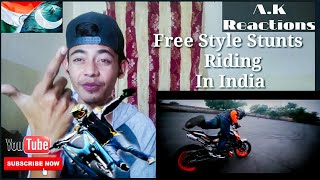 Pakistani Reacts To | Free Style Stunts Riding In India Jaipur  | A.K Reactions