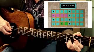 I'll Fly Away Guitar Chord Practice in D with Cary Fridley