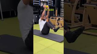 Core with DUMBELL #viral #pilates #trendingshorts #viral @TheLateLateShow @NicksStrengthandPower