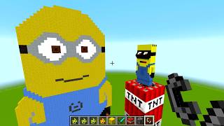 MINIONS TNT EXPERIMENT in Minecraft