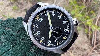 Hands-On With The Vario 1945 D12 Raven Black Field Watch: A Modern Version Of A WW2 Style Watch