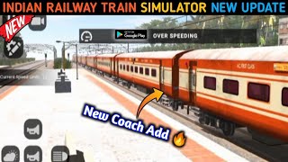 Indian Railway Train Simulator New Update || Add New Coach & Livery | IRTS New Update Release || RGW