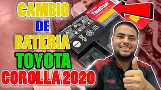 ✅ Cambio de bateria Toyota Corolla 2020 ✅ Como cambiar la bateria de un Toyota Corolla 2020