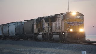 Trains Along The Salton Sea! Ft. UP 1995