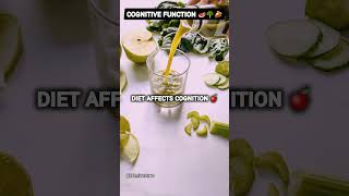 Cognitive Function: Diet Impacts Your Brain 🧠🍎 #shortsfeed #viralvideo #trending #shorts #short