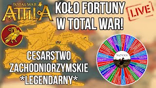 KOŁO FORTUNY POWRACA! | Cesarstwo Zachodniorzymskie *LEGENDARNY* w Total War: ATTILA | Stream🔴#1