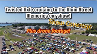 Muscle cars and classics cruising to the Mainstreet Memories car show: Plus, drone footage