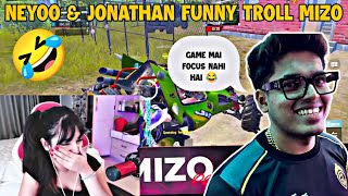 Neyoo And Jonathan Funny Troll Mizo 🤣 | Jonathan Calling Mizo 😂 | Zgod Reaction On Mizo 🤣