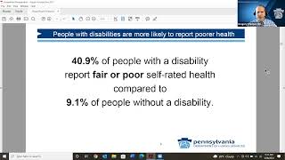 Dr Cherpes Presentation on the Impact of COVID-19 on the Disability Community - January 28 2022