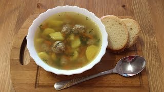 СУП С МЯСНЫМИ ШАРИКАМИ # SOUP WITH MEATBALLS